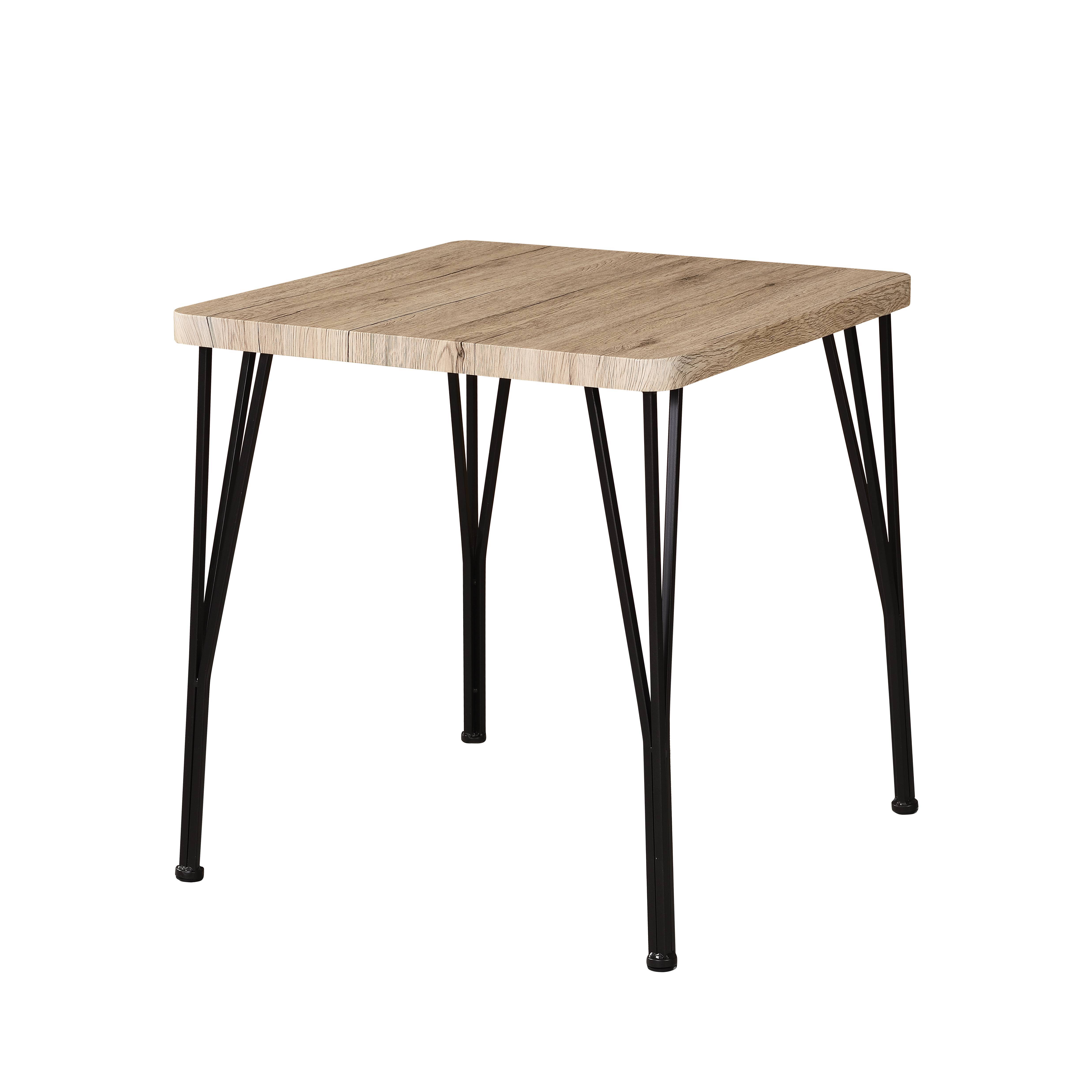 Lamount 3-Piece Dining Set in Natural and Bronze